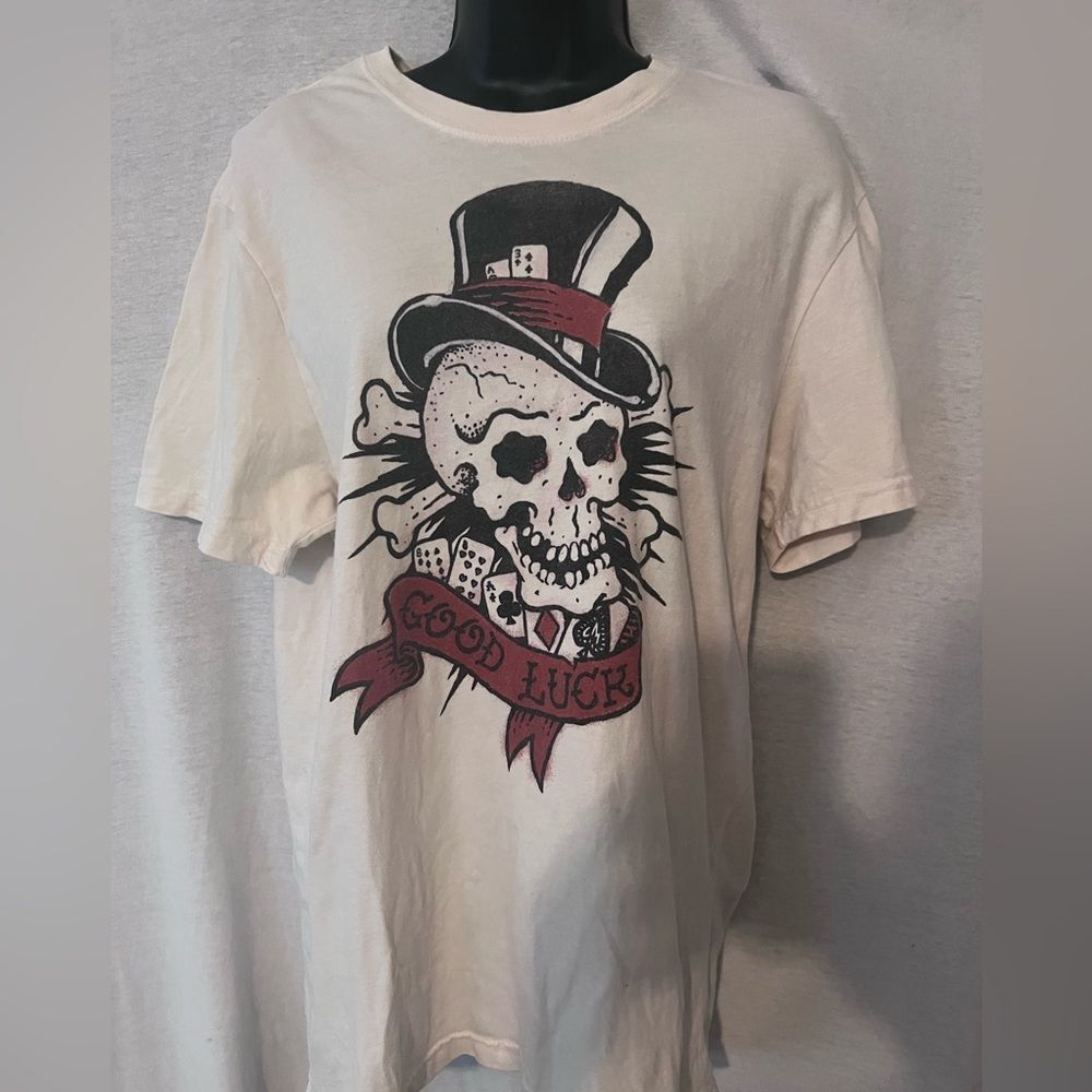 Good Luck Skull Casino Shirt
